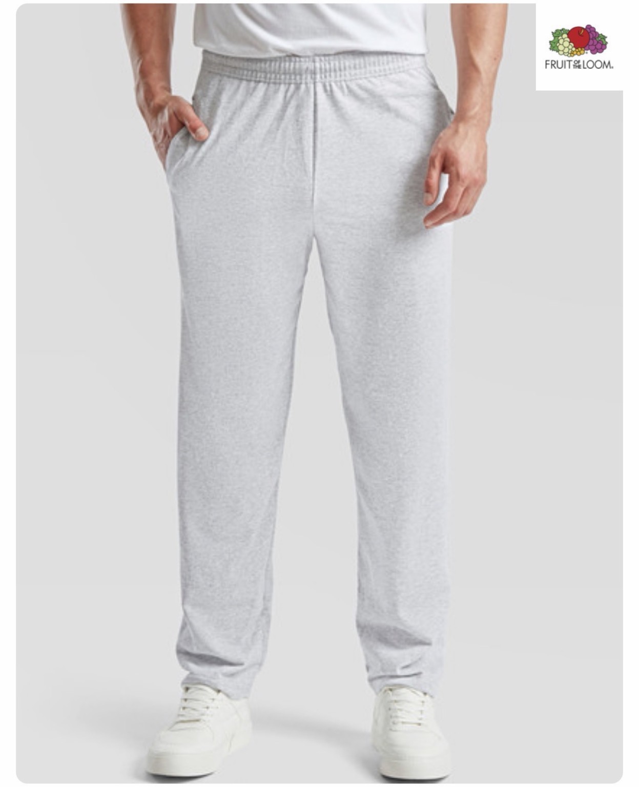 Light gray · open ankle Sweatpants