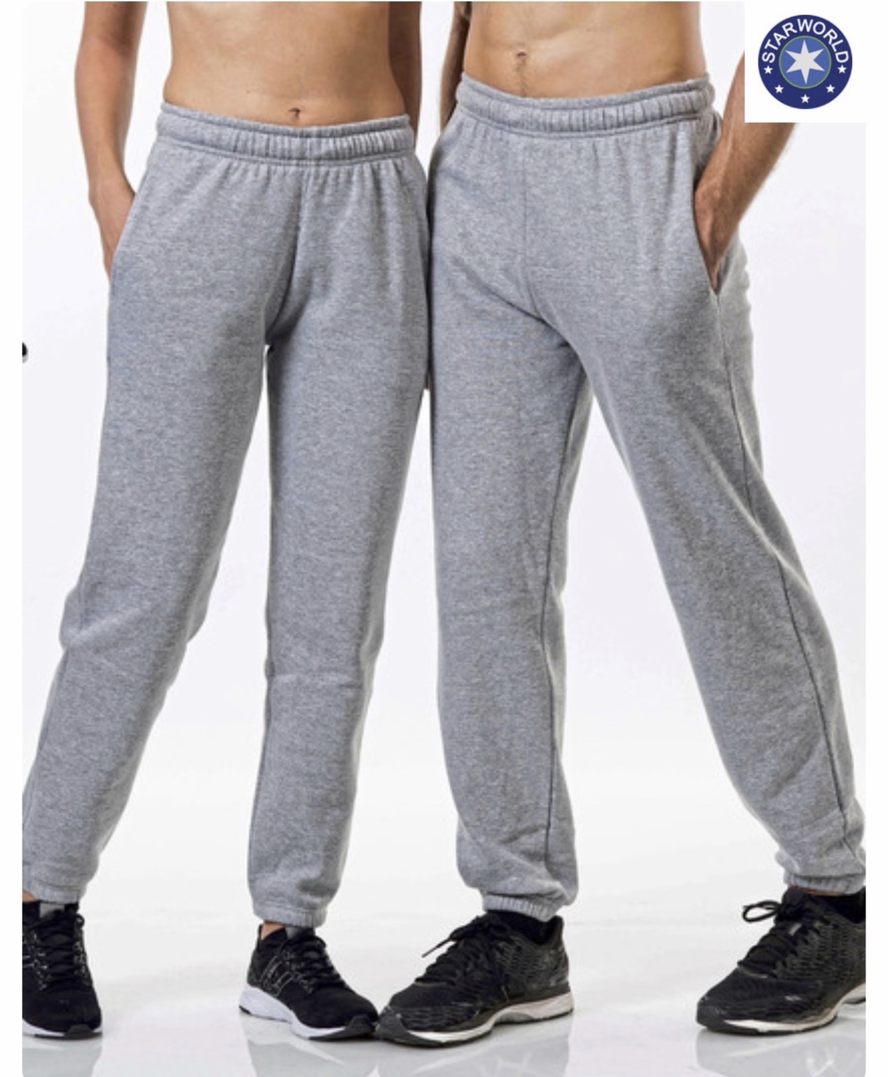 Gray · cuffed ankle Sweatpants
