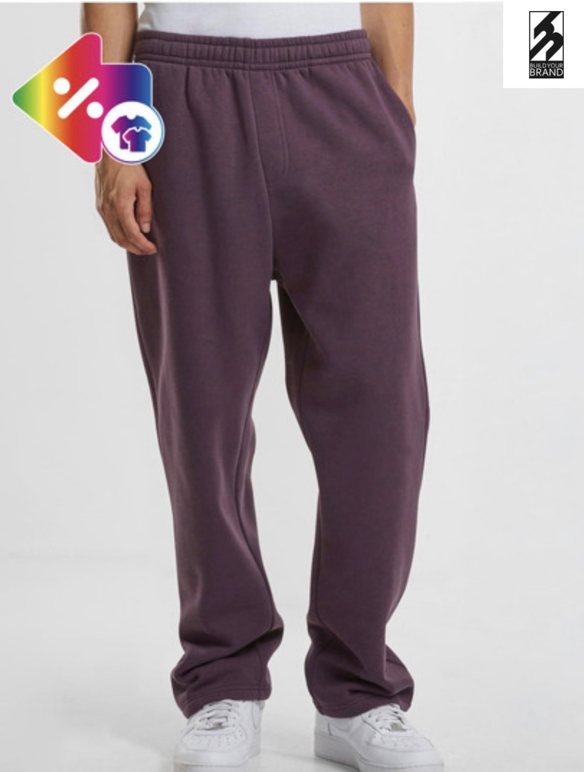 Plum · wide leg Sweatpants